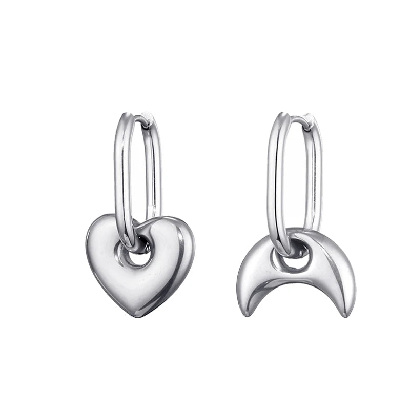 Heart&Star Hoop Earrings