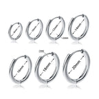 Round Hoop Earrings