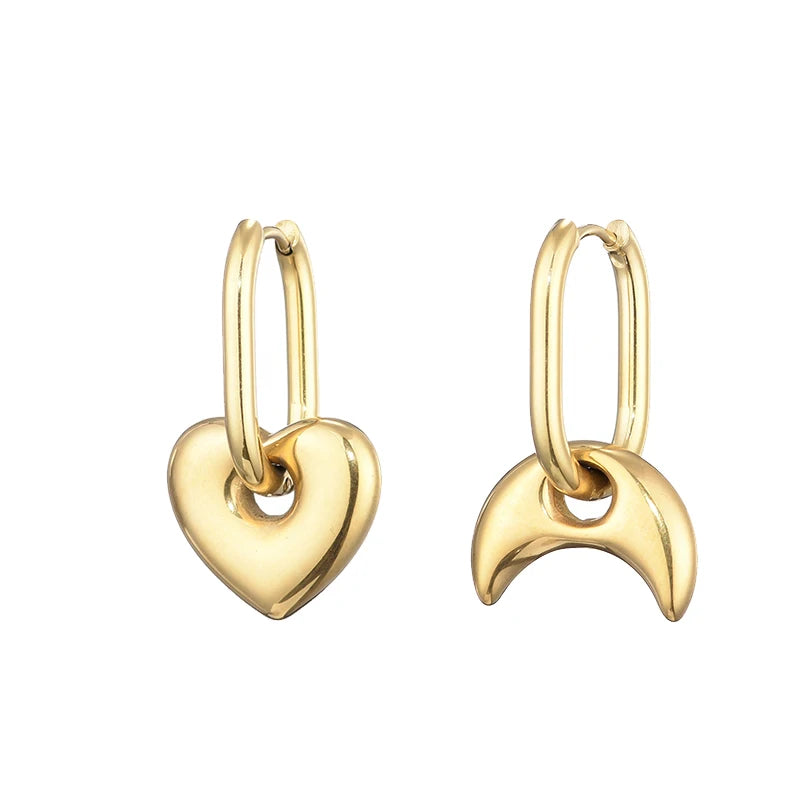 Heart&Star Hoop Earrings