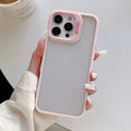 Matte Transparent Lnvisible Lens Bracket Phone Case