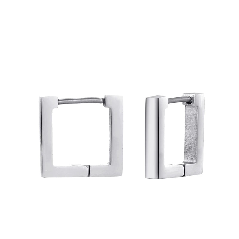 Hoop Earrings Star Oval Rectangle Round Triangle