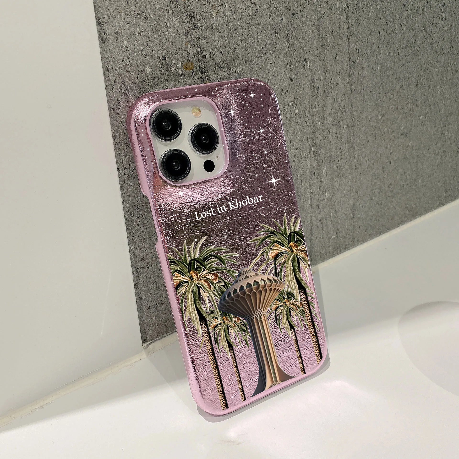 Lost in khobar Leather Case