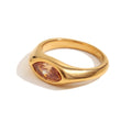 Horse Eye Zircon Ring