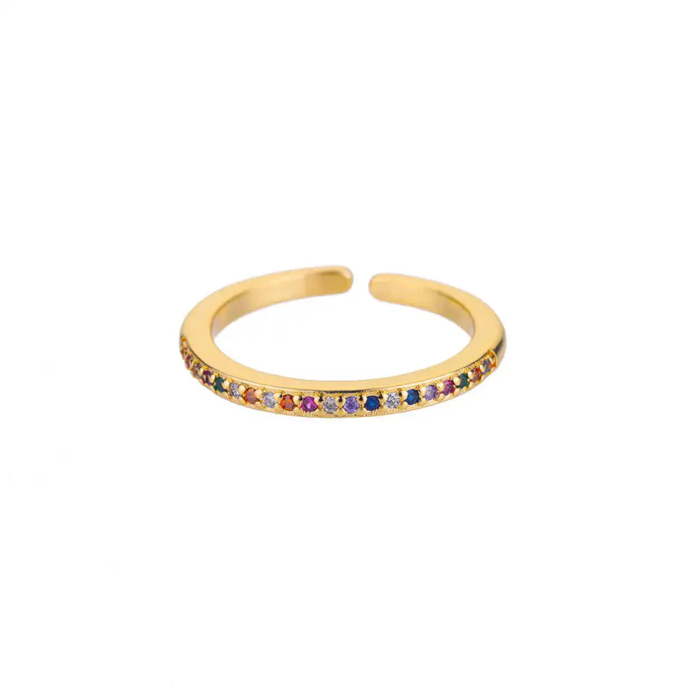 Mini Zircon Ring Adjustable