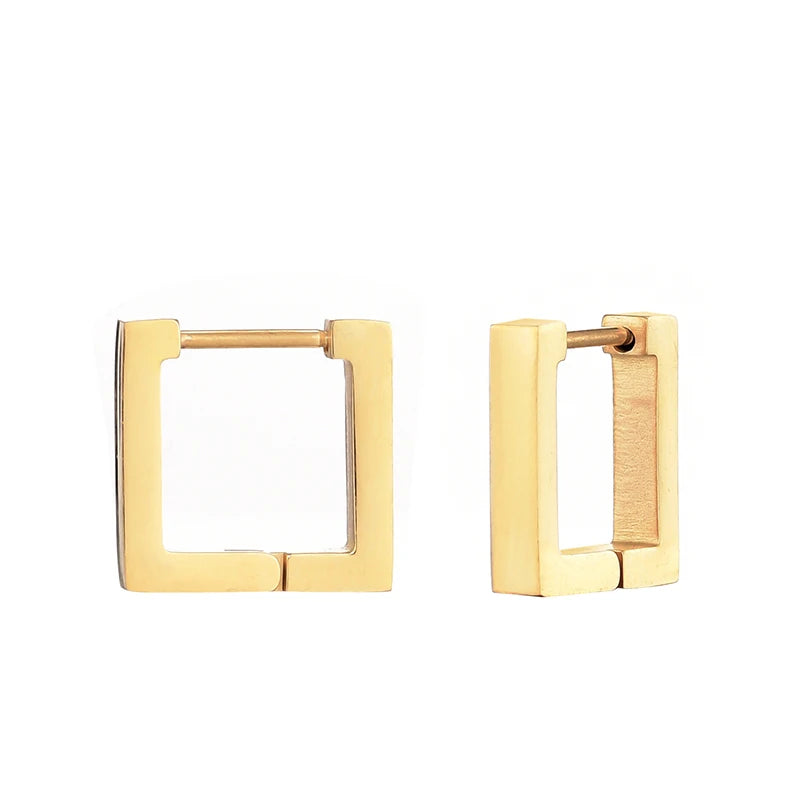 Hoop Earrings Star Oval Rectangle Round Triangle