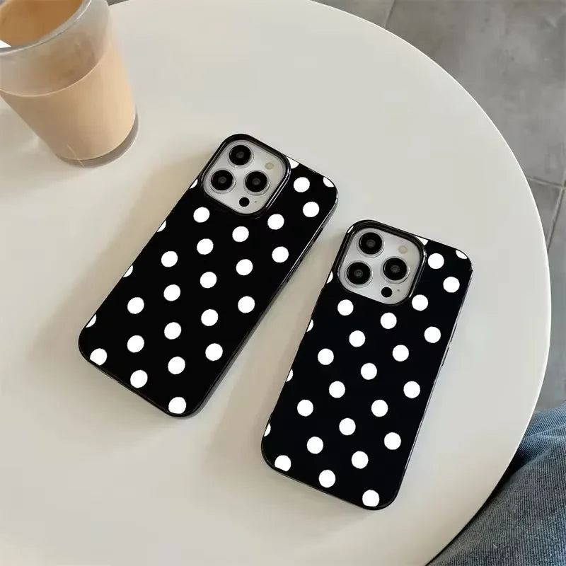 White Dots Phone Case For IPhone