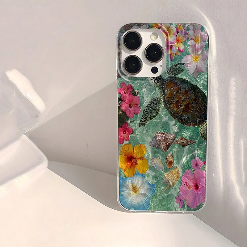Sea Turtle Beach Pattern Phone Case For Samsung