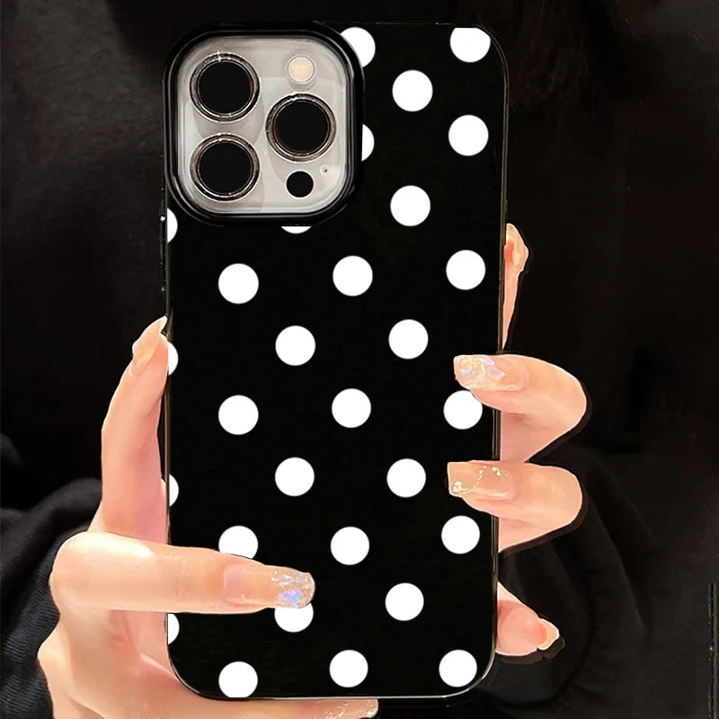 White Dots Phone Case For IPhone