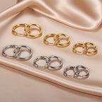 Round Hoop Earrings