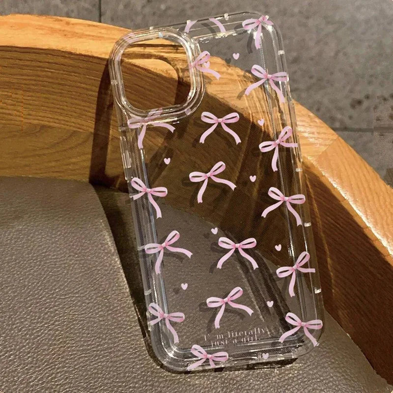 Cute Heart Bow Case for