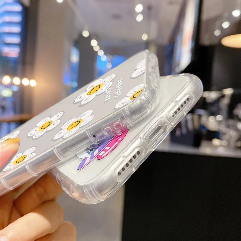 Sunflower Clear Phone Cases