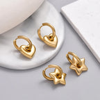 Heart&Star Hoop Earrings