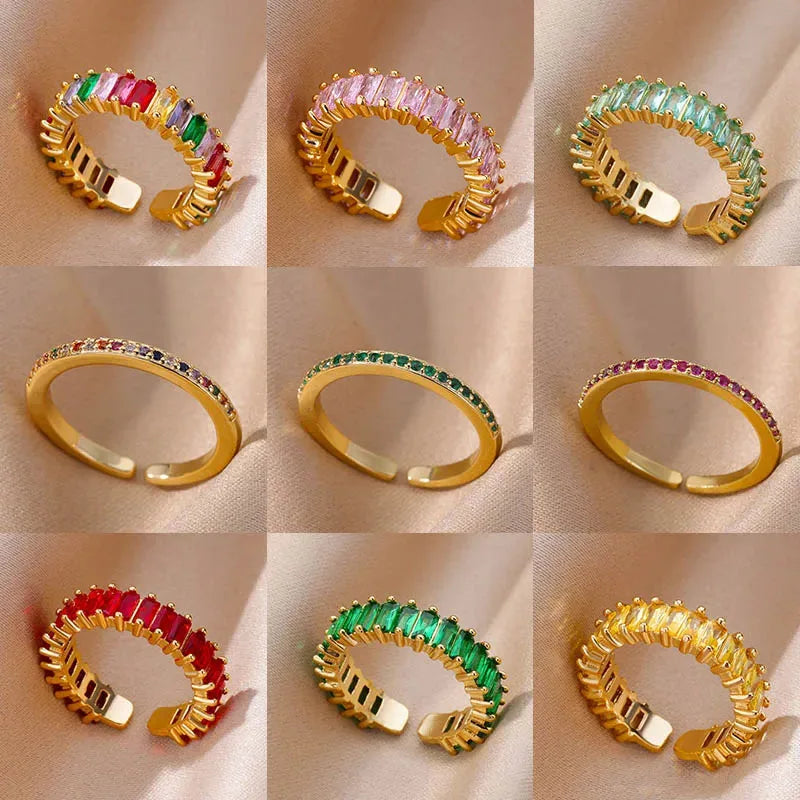 Mini Zircon Ring Adjustable