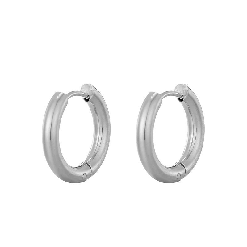 Hoop Earrings Star Oval Rectangle Round Triangle