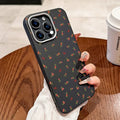 Floral Leather Cover For Samsung