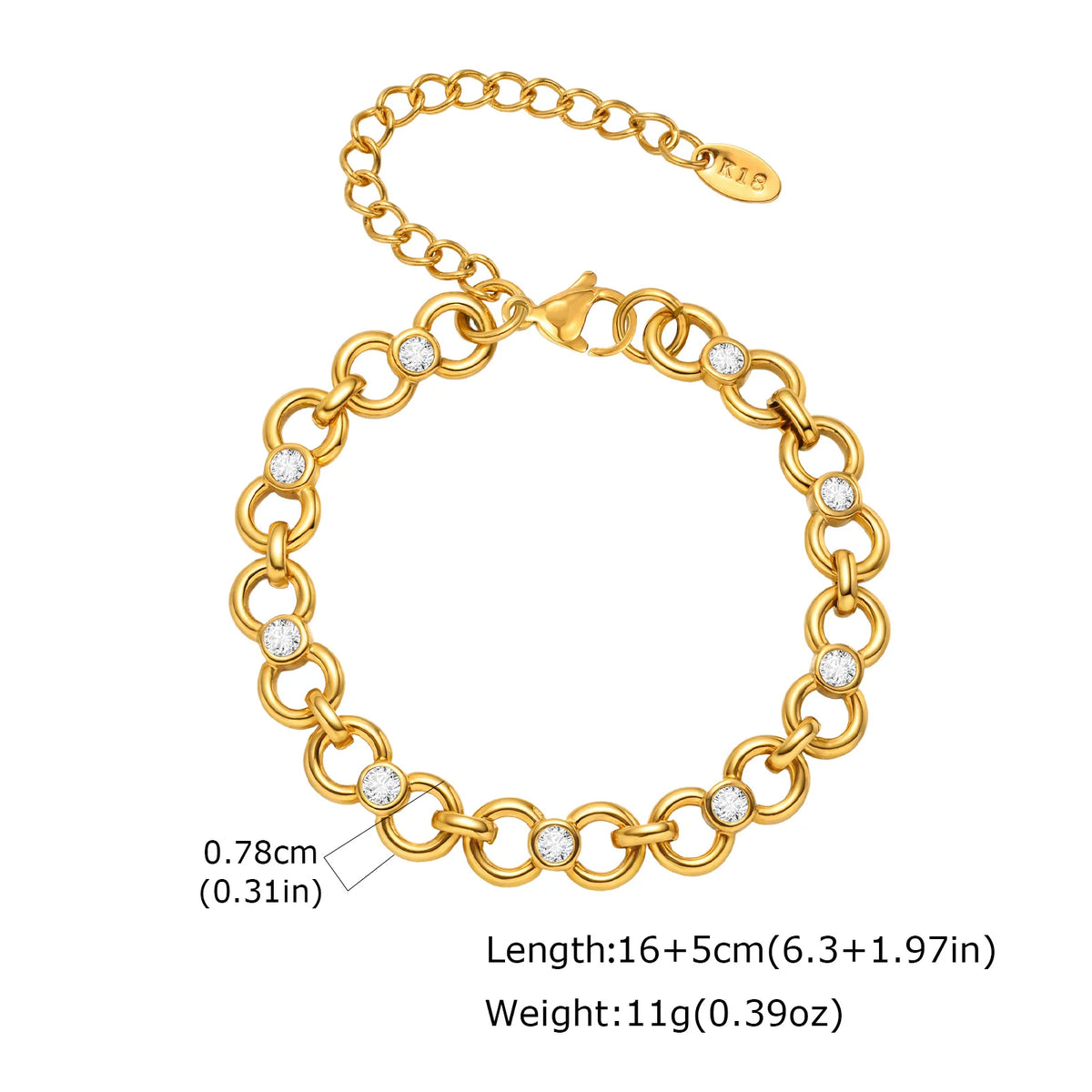 18K Gold Plated Elegant Bracelet