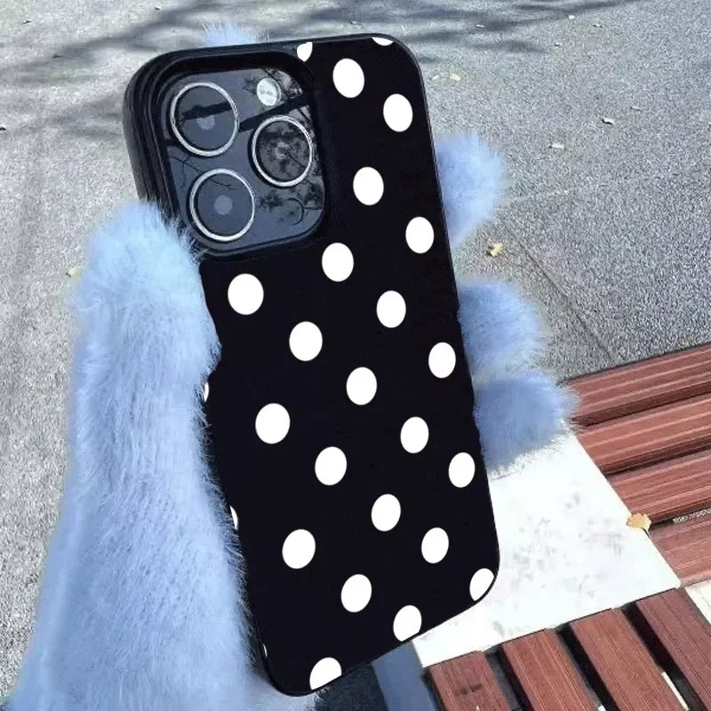 White Dots Phone Case For IPhone