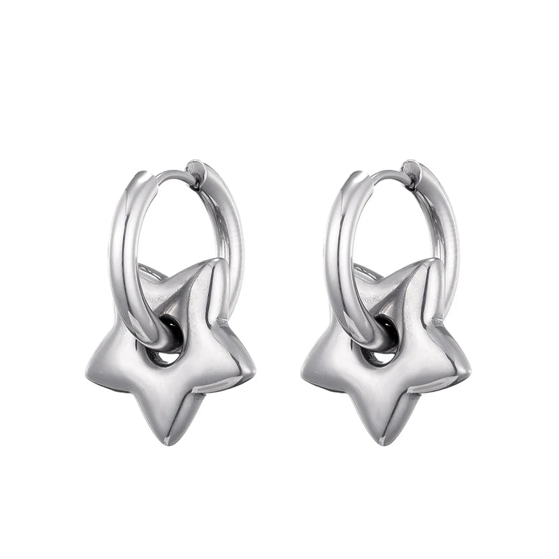 Heart&Star Hoop Earrings