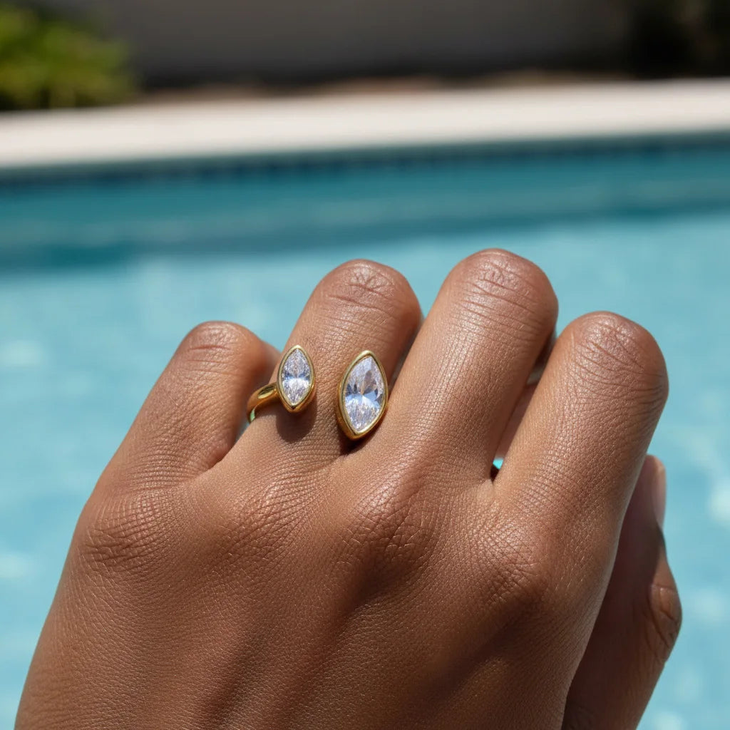 Opening Zircon Ring