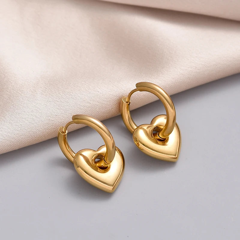 Heart&Star Hoop Earrings