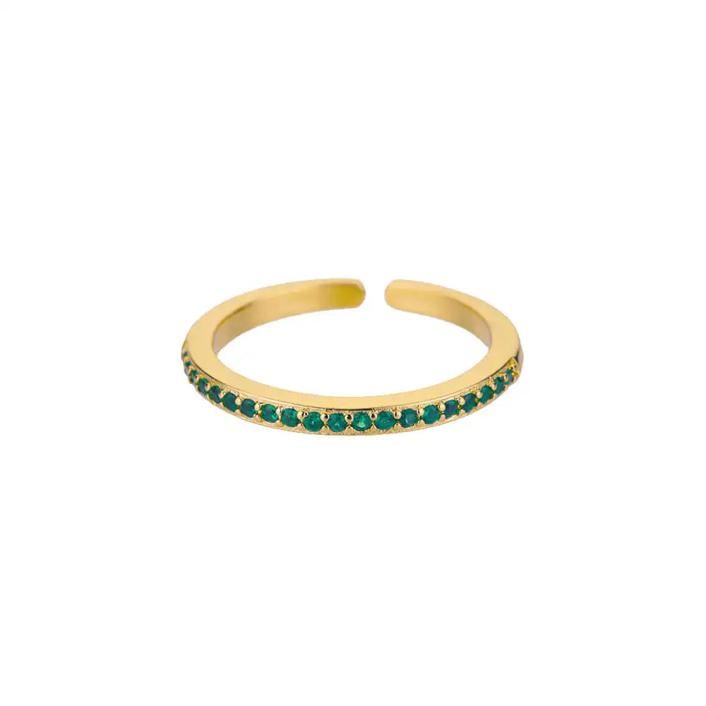 Mini Zircon Ring Adjustable