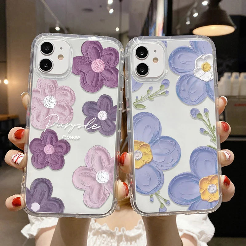Sunflower Clear Phone Cases